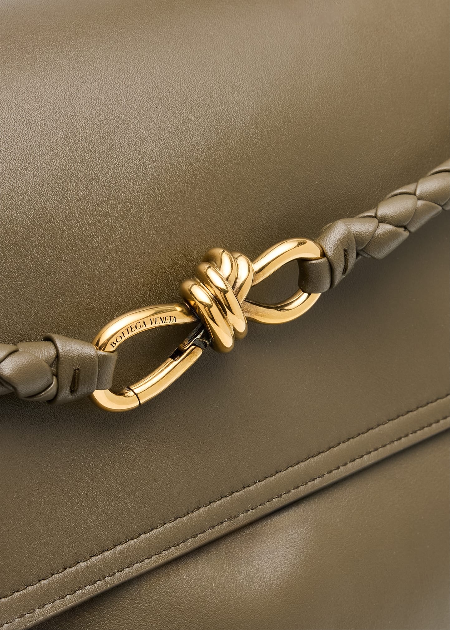 Andiamo Large Leather Top-Handle Bag - 5