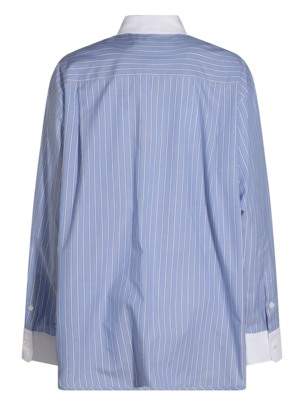 striped poplin shirt - 2