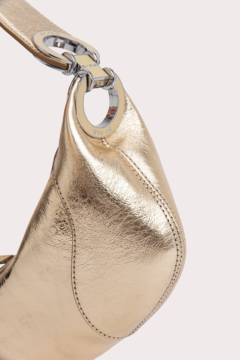 Mini Amira Parchment Metallic Leather 5