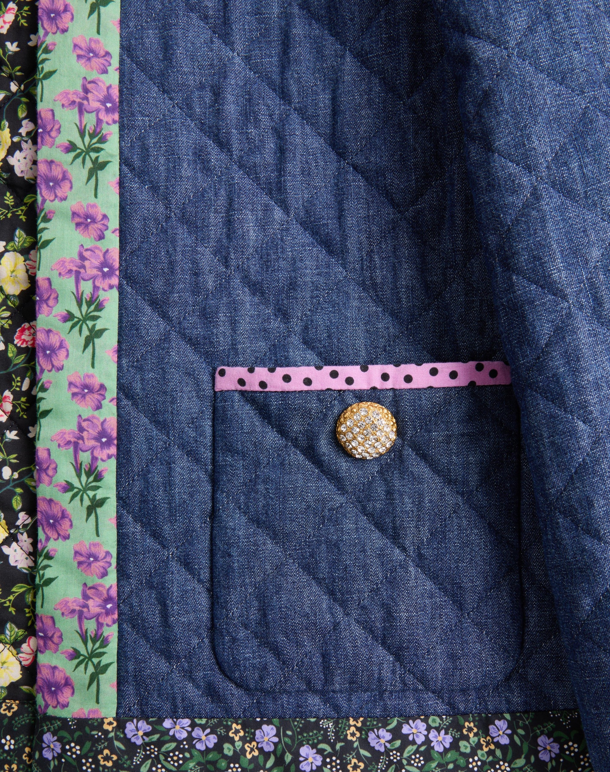 CHAMBRAY DENIM JACKET - 8