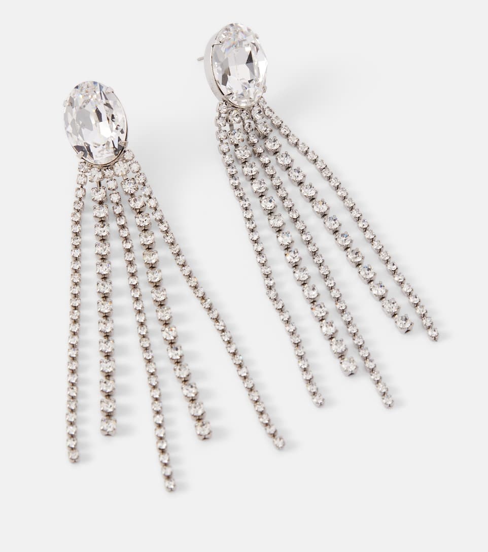 Crystal-embellished earrings - 4