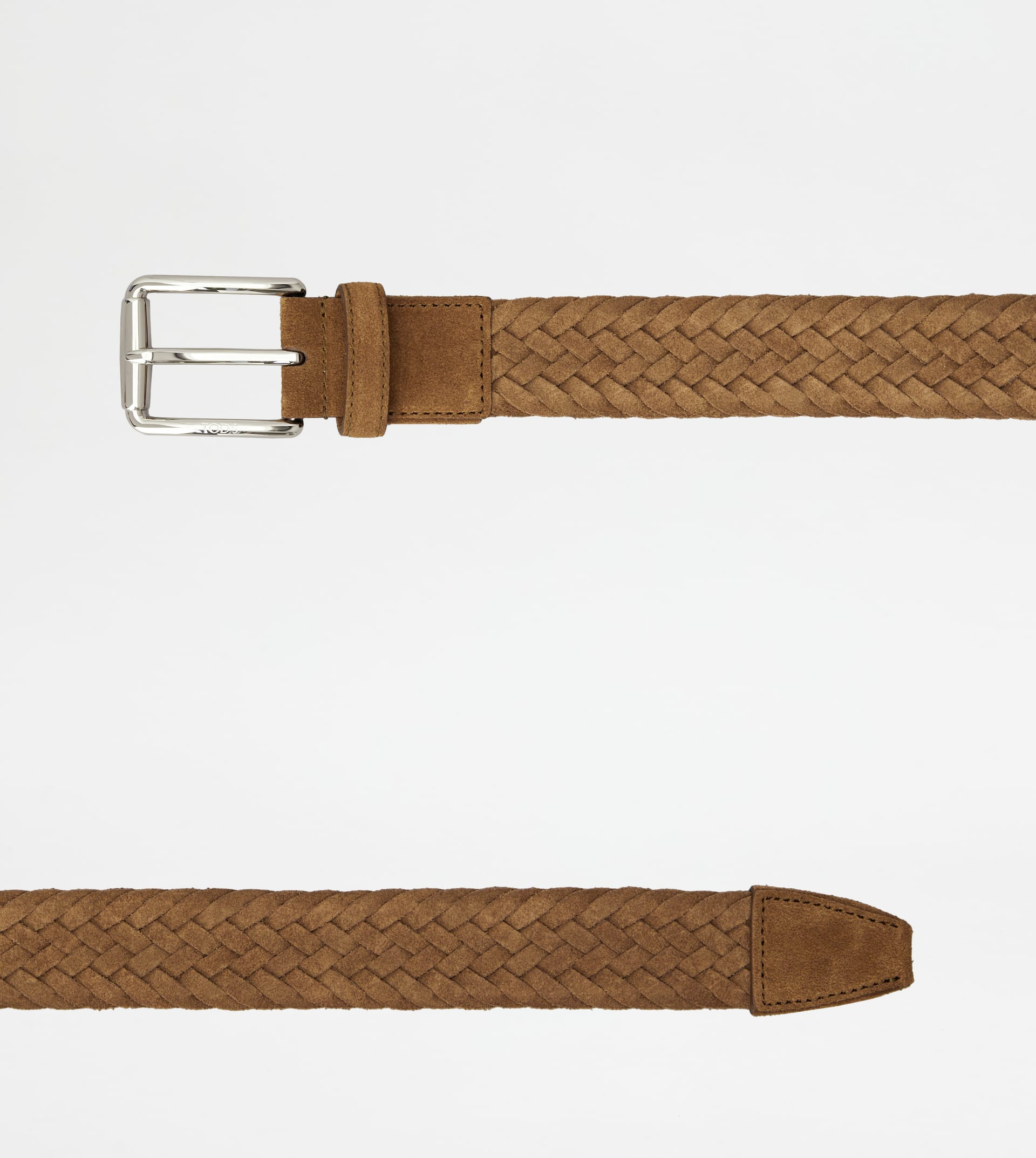 BELT IN SUEDE - BROWN - 2