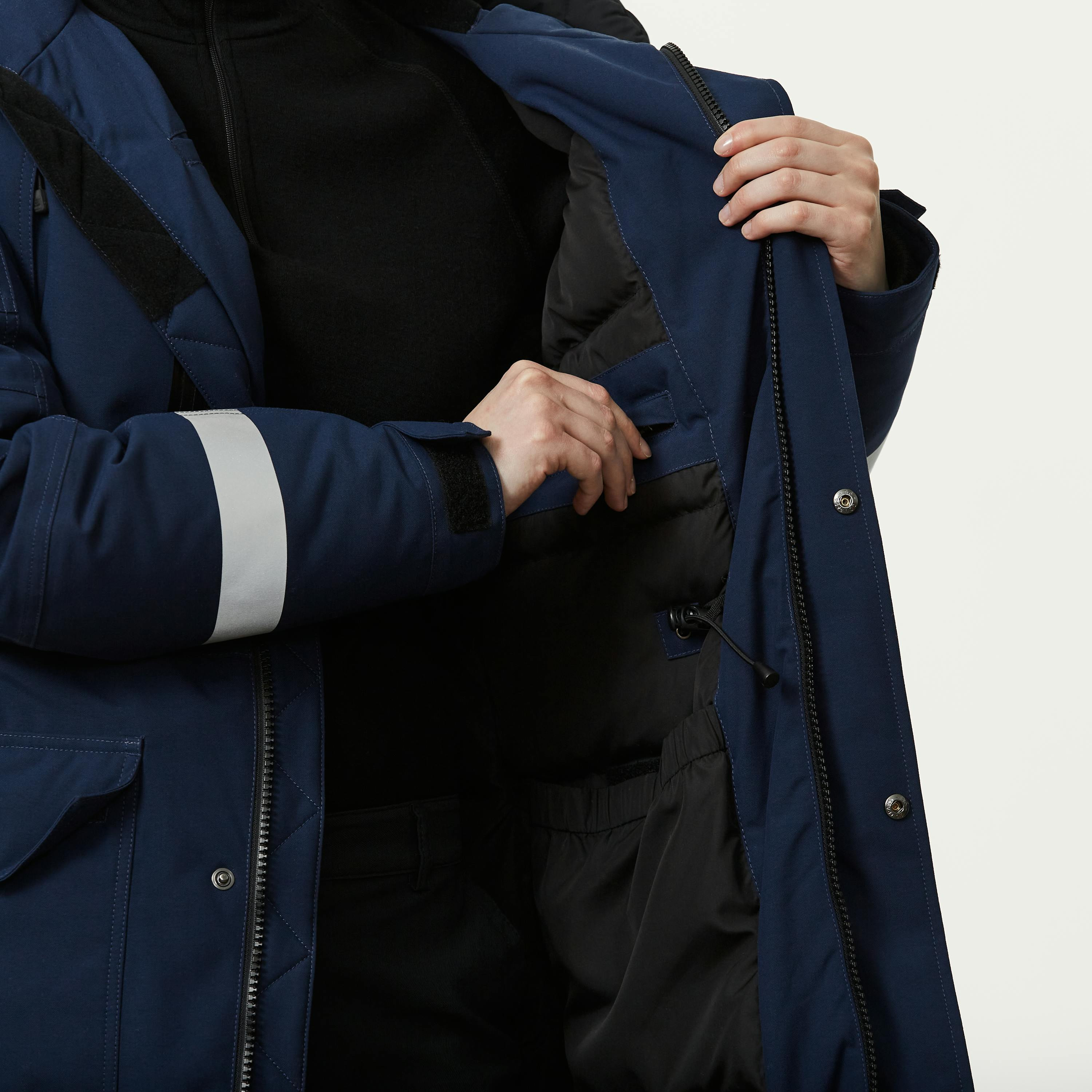 Jökla Arctic professional down parka with hood trim - 4