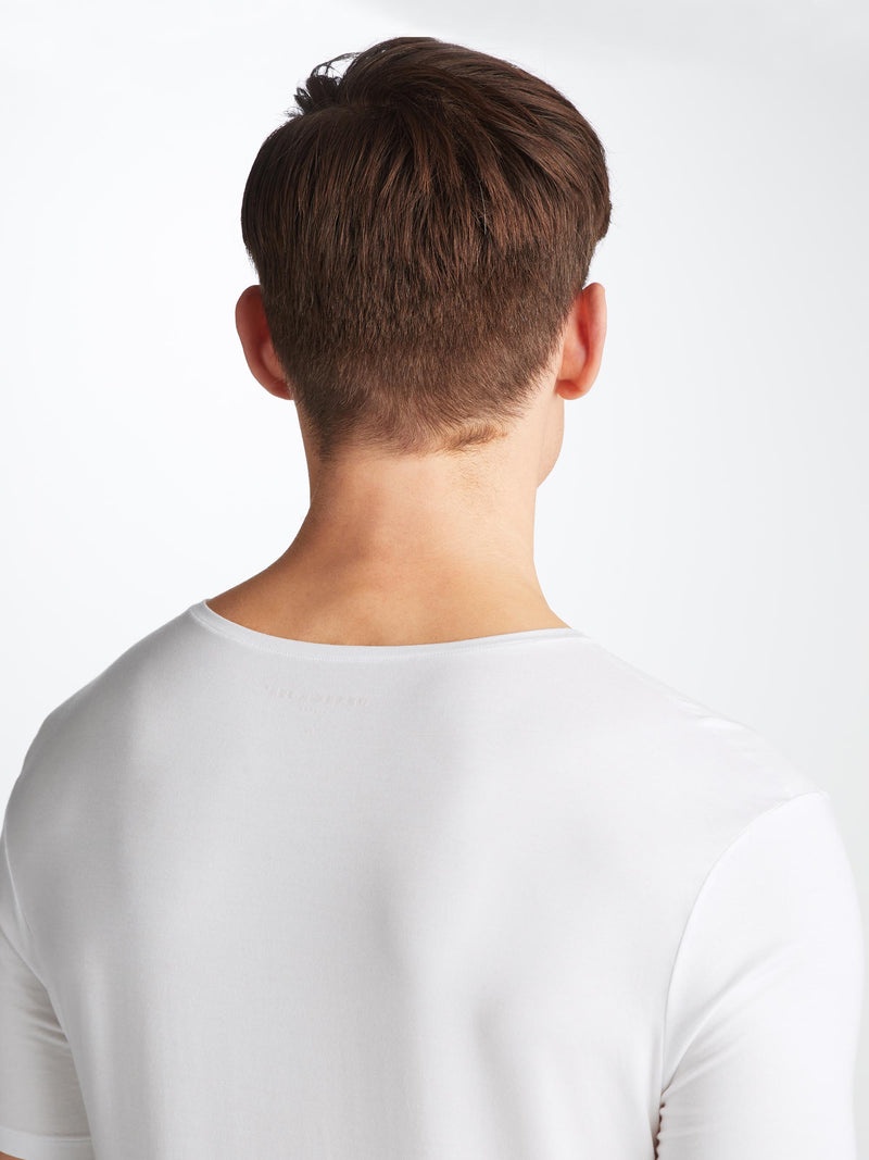 Men's Underwear T-Shirt Alex Micro Modal Stretch White - 6