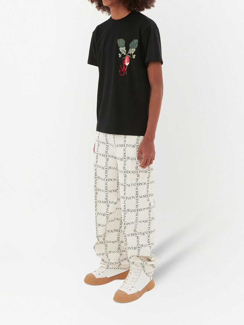 logo-print straight-leg trousers 3