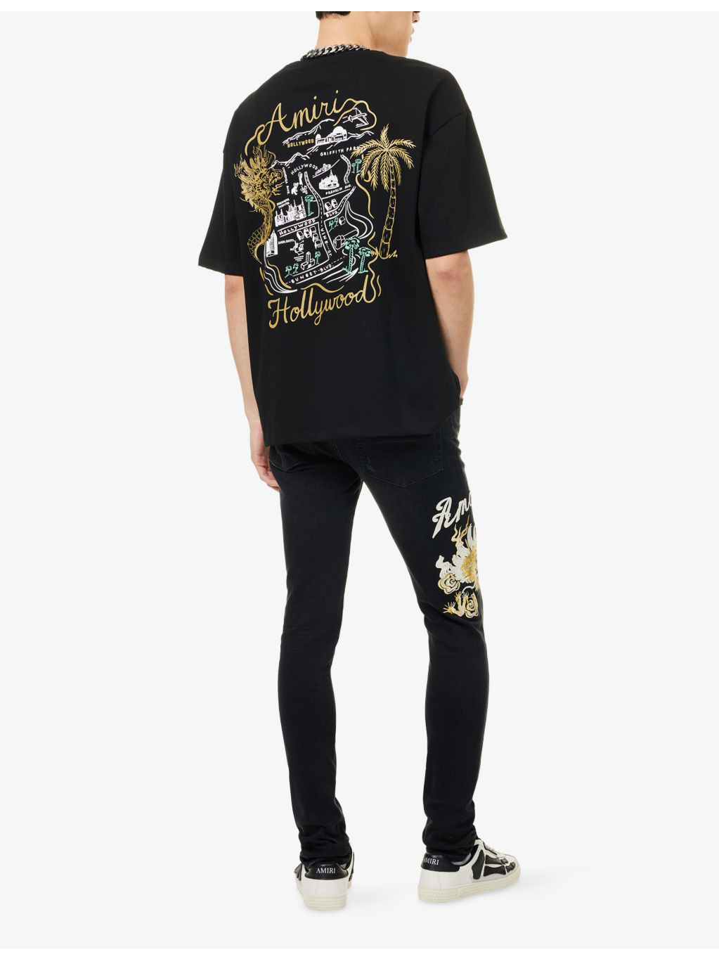 Hollywood Oversized Cotton-Jersey T-Shirt - 2