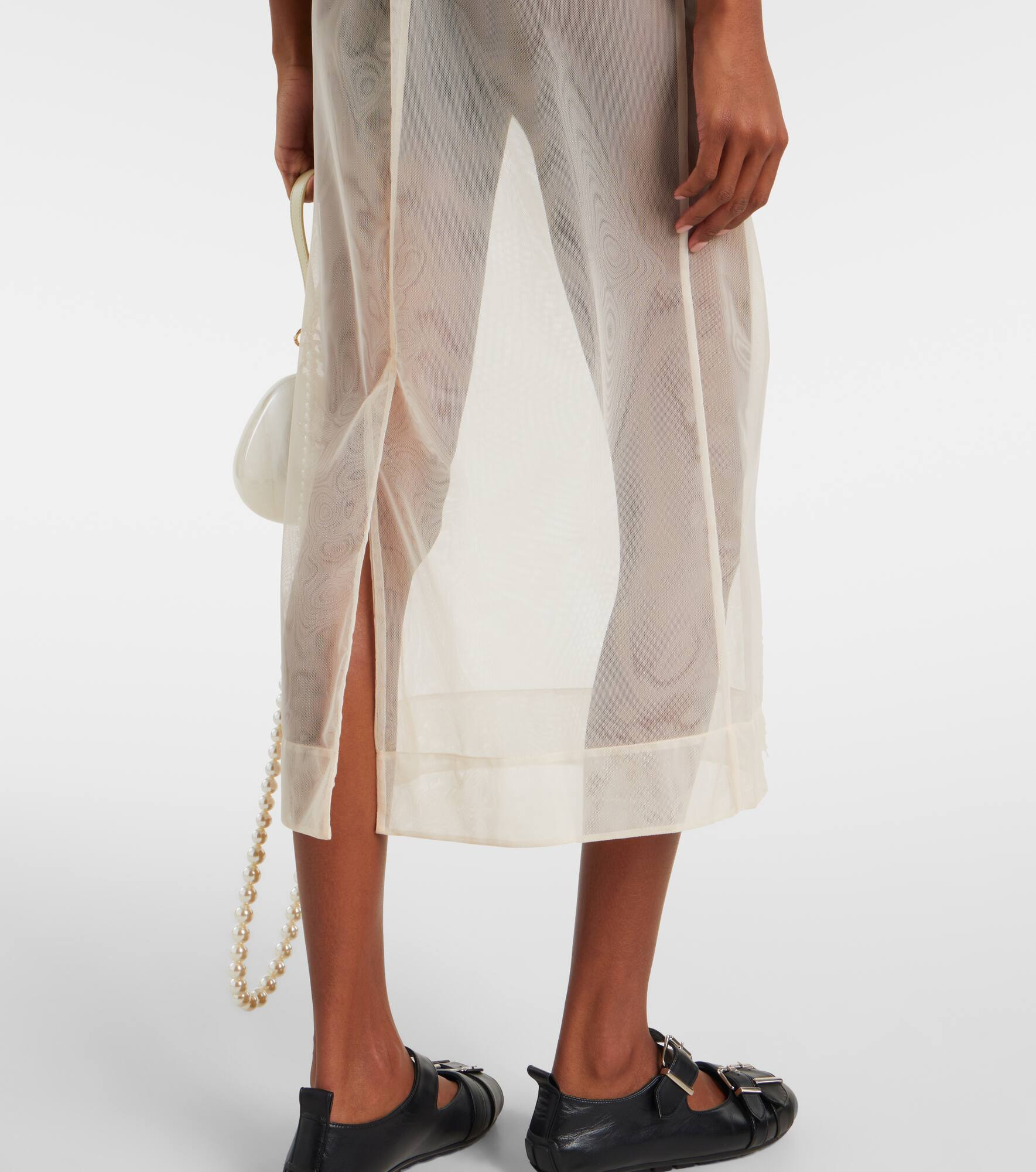 Tulle midi dress - 6