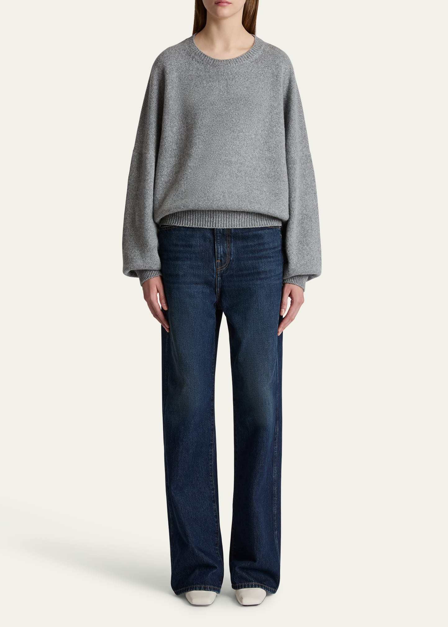 Bonnie Straight-Leg Dark Wash Jeans - 2