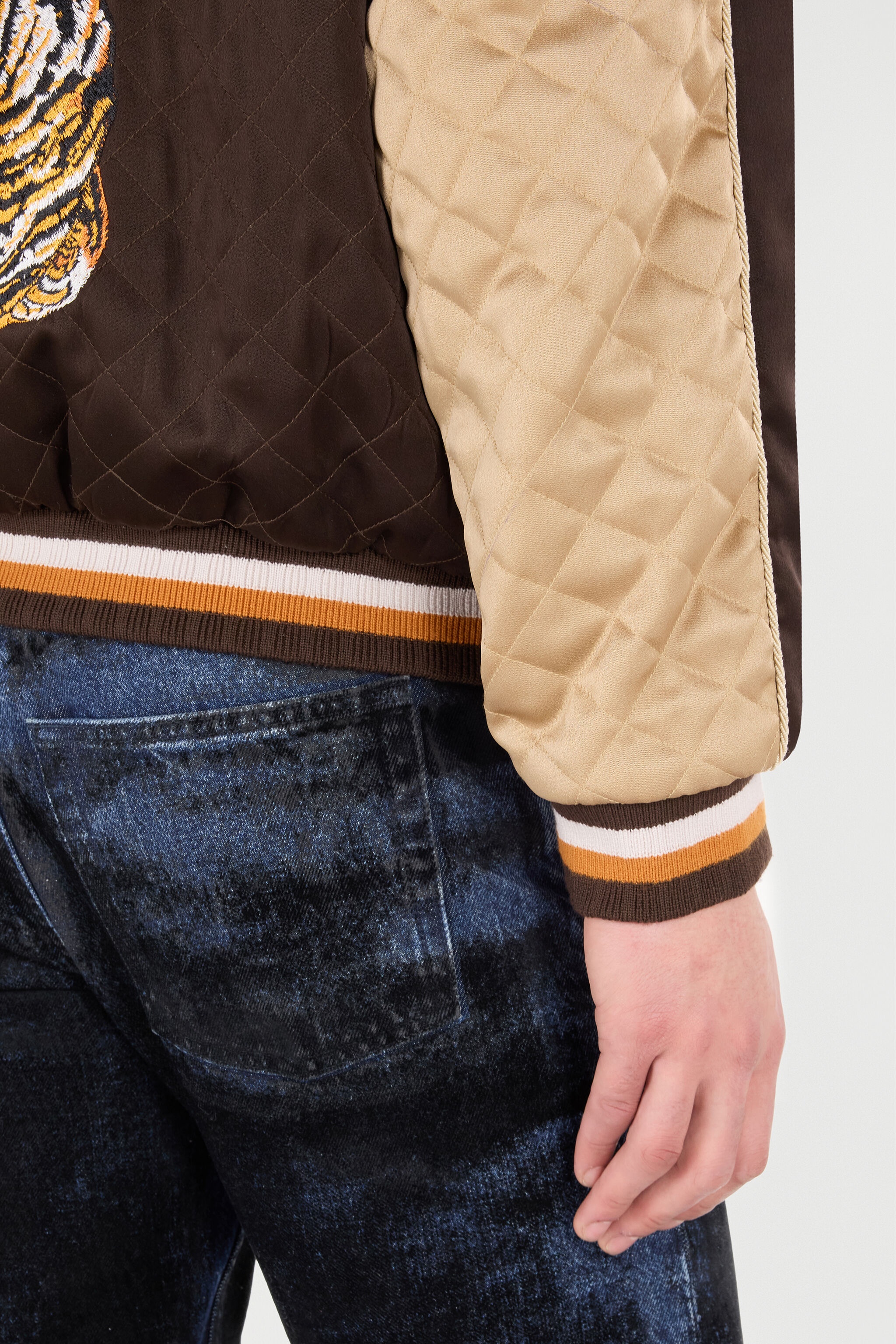 Bomber Jacket With Tigers - 6