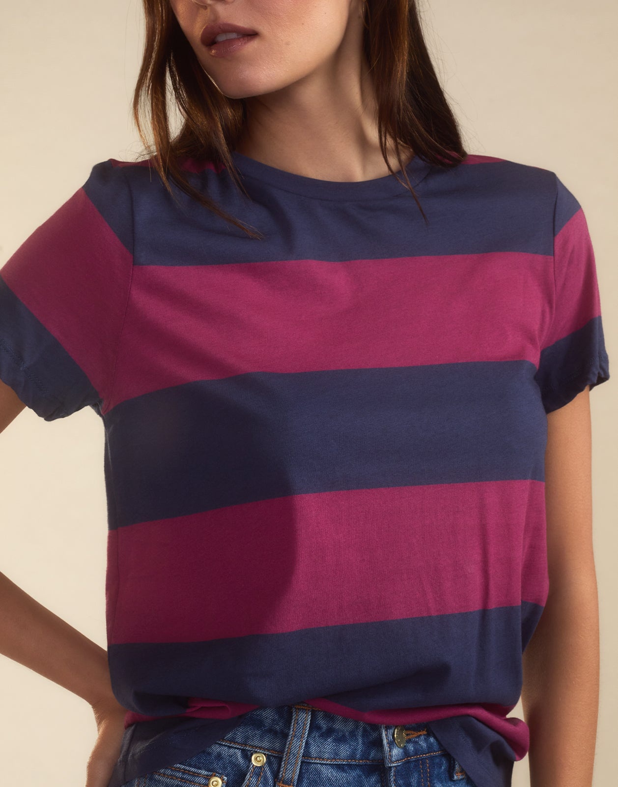 Striped Tee - 4