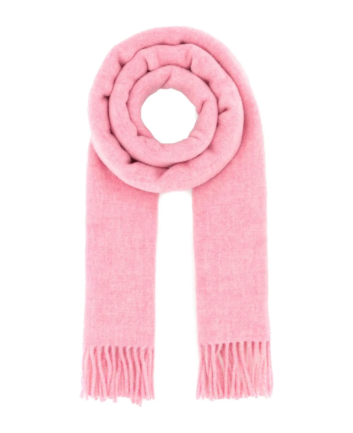 Pink Wool Scarf - 1
