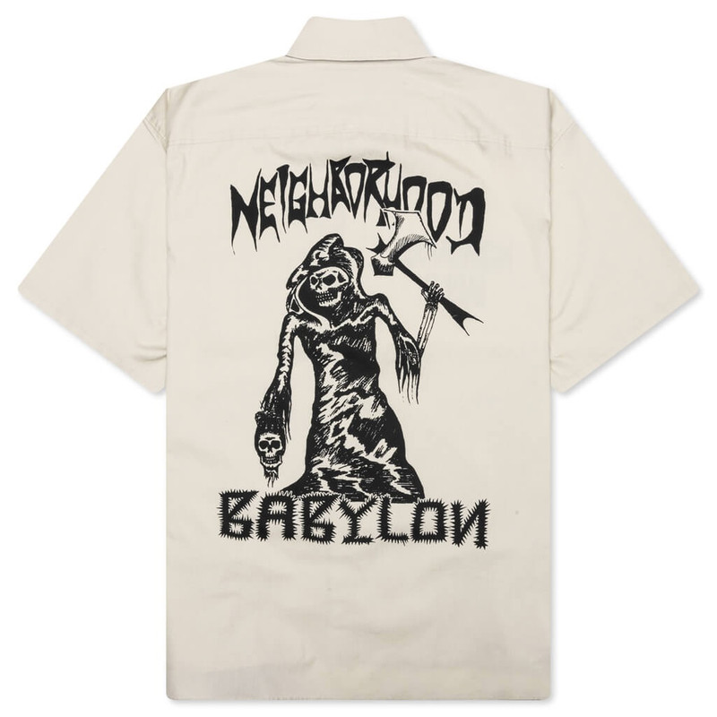 NEIGHBORHOOD NEIGHBORHOOD X BABYLON BD SHIRT SS-1 - BEIGE outlook