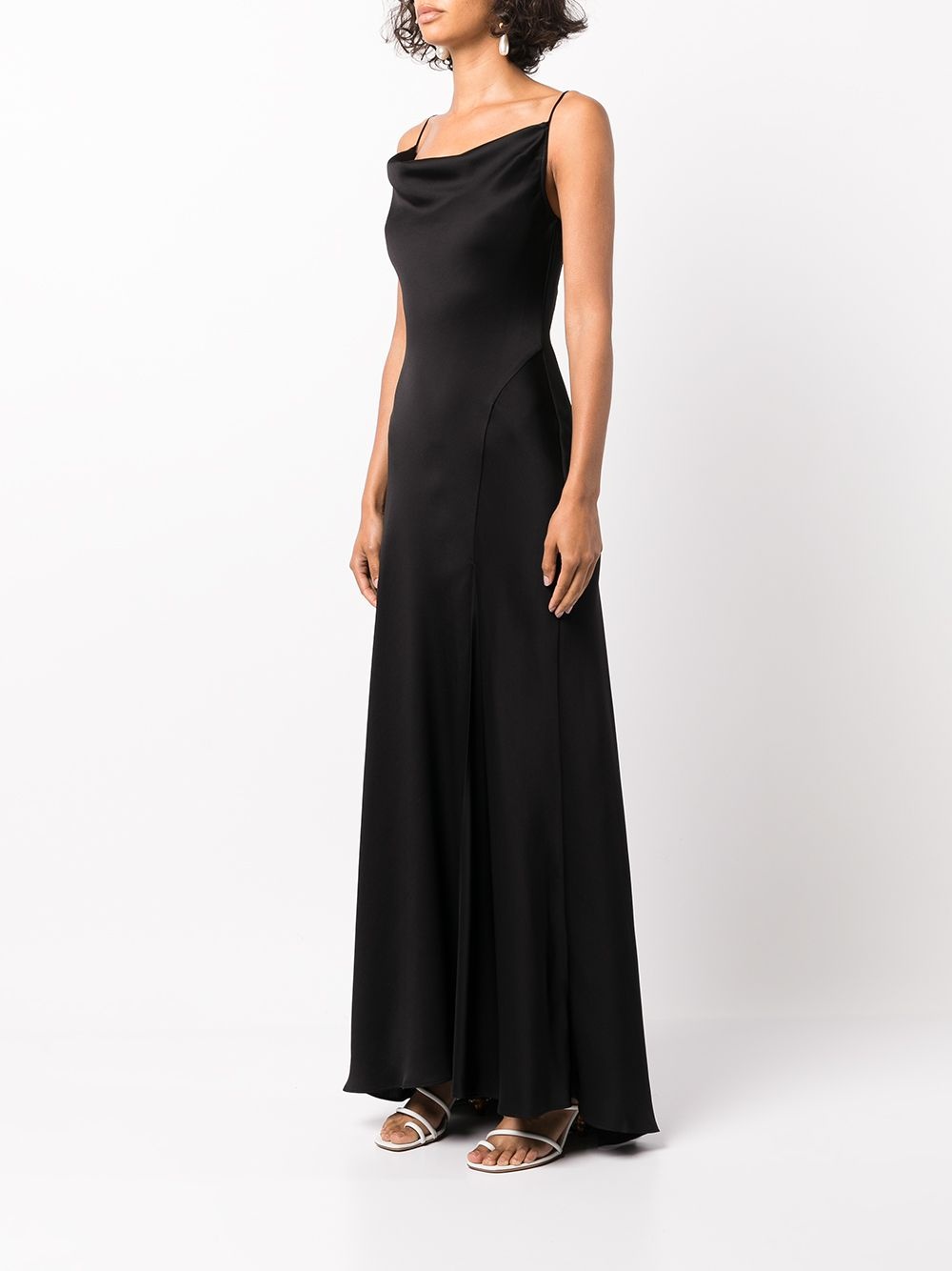 Finley crepe satin gown - 3