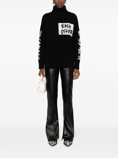 Each x Other logo-intarsia wool jumper outlook