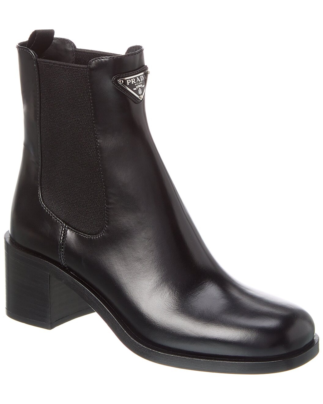 Prada Brushed Leather Bootie - 1