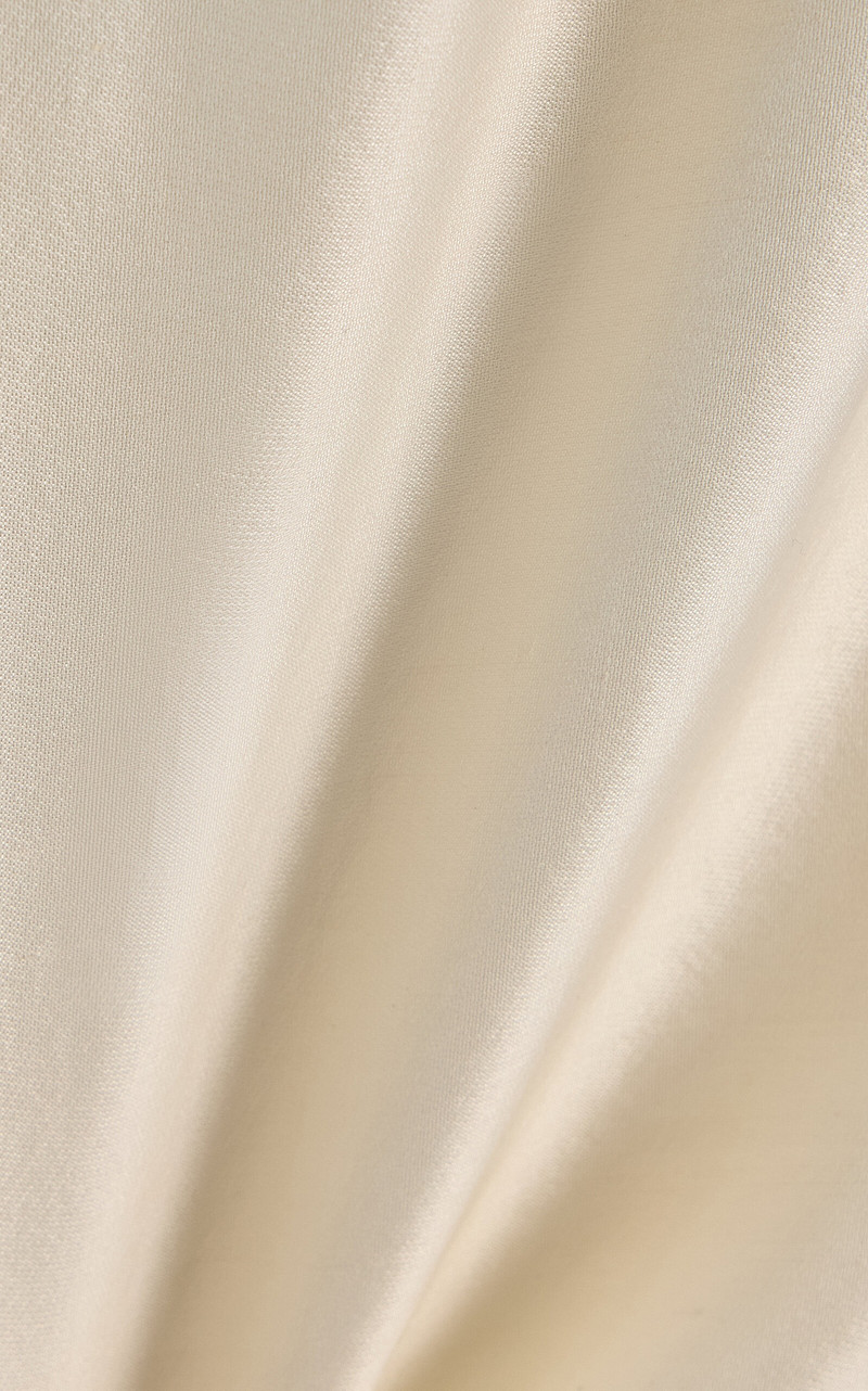 STAUD Lidia Silk Dress ivory outlook