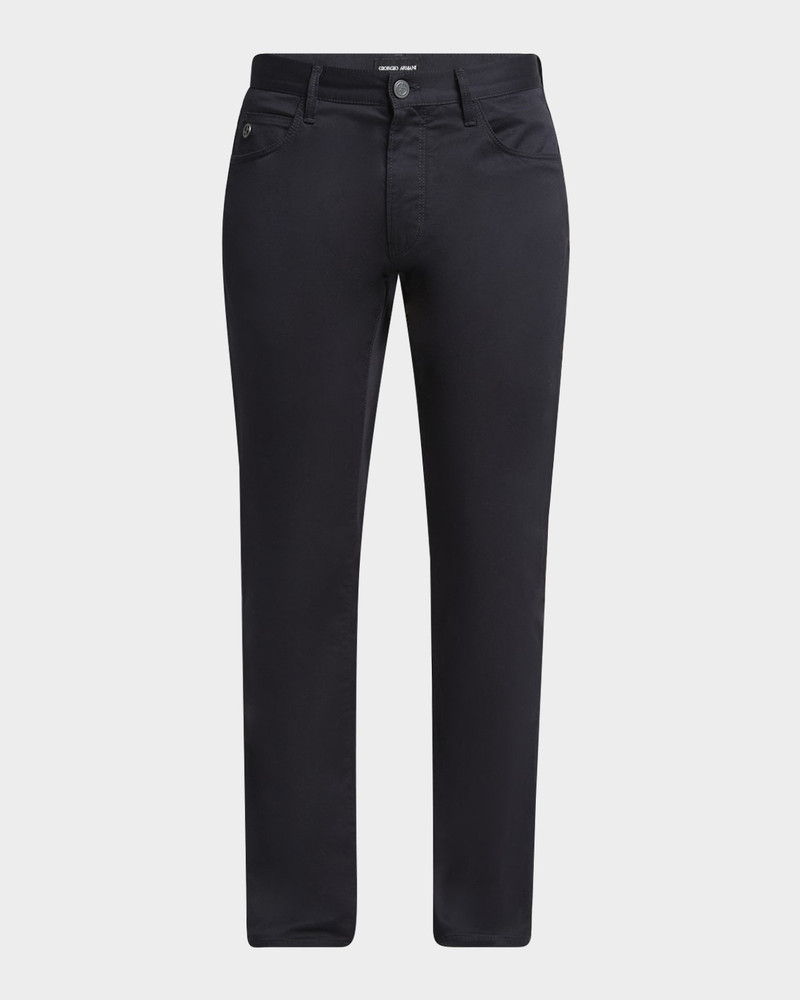 Men's 5-Pocket Stretch Cotton Pants 1
