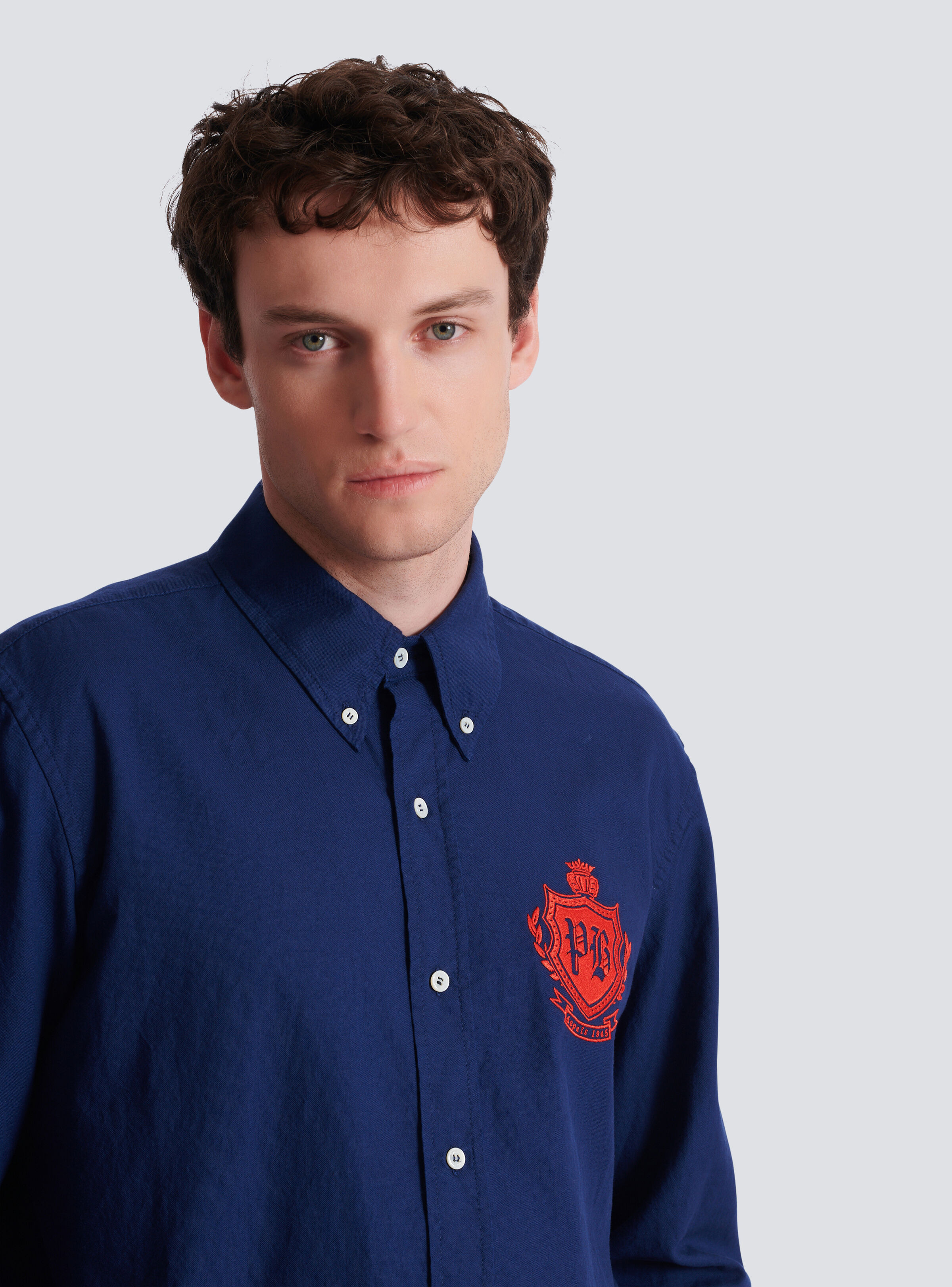 College Emblem shirt in Oxford cotton - 8