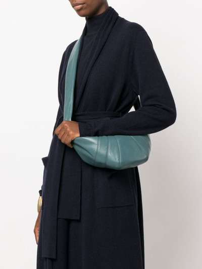 Lemaire Croissant zip-up leather shoulder bag outlook