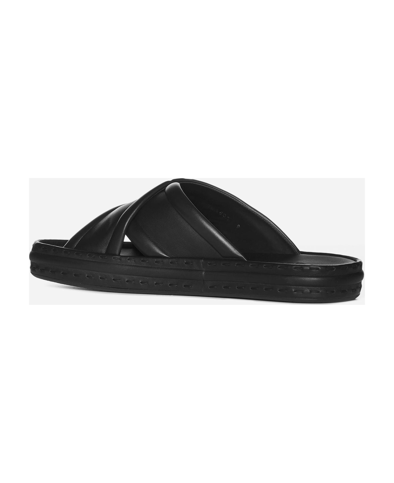 Ff Nappa Leather Sandals - 3