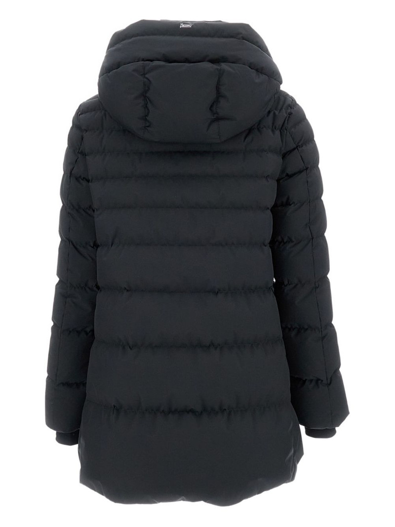 Herno detachable-hood padded coat outlook