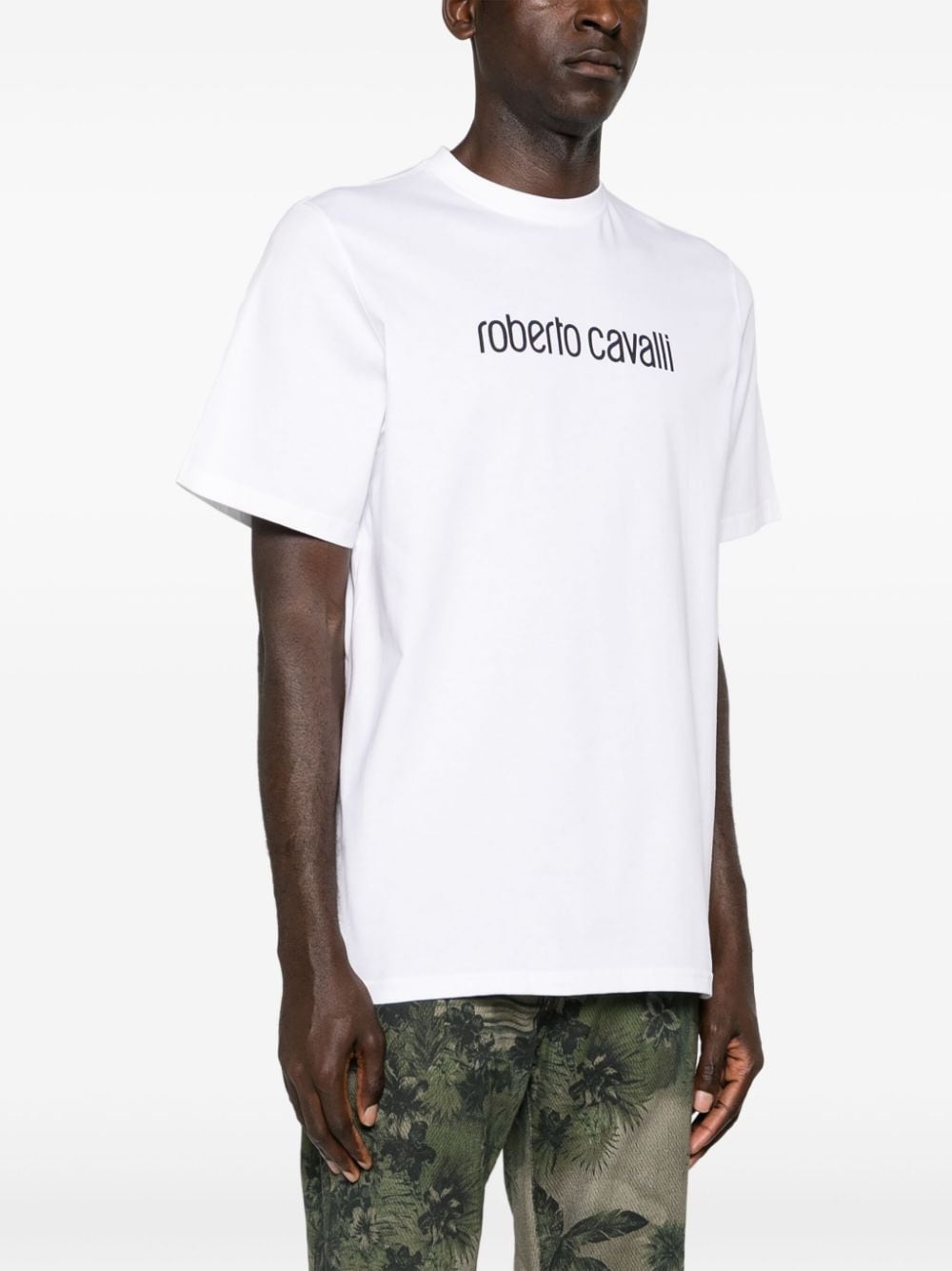 logo-print cotton T-shirt - 3