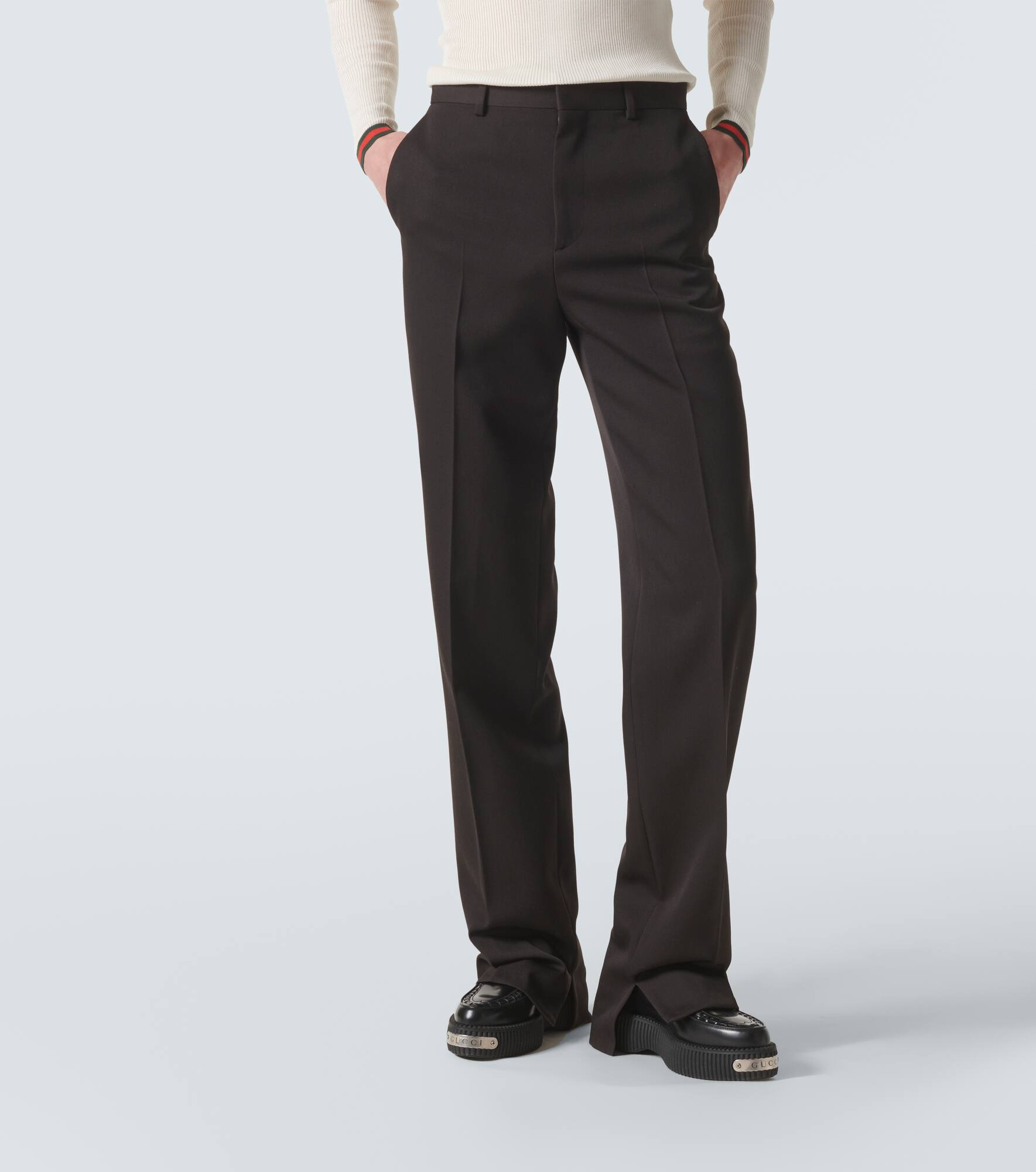 Wool chinos - 3