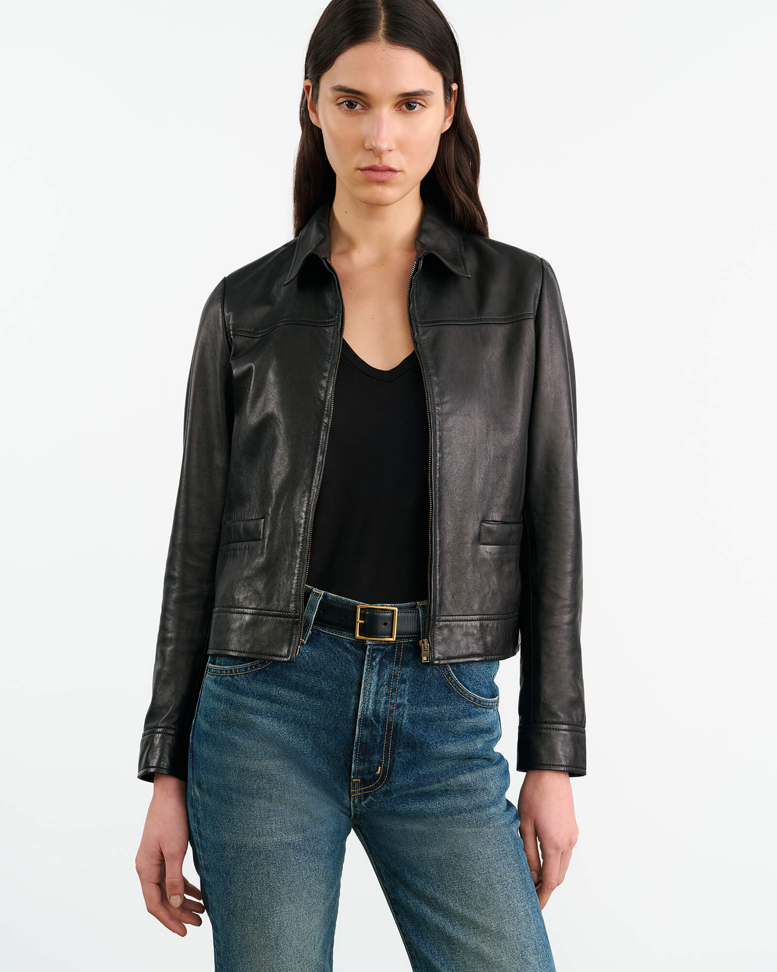 FREDDIE LEATHER JACKET - 2