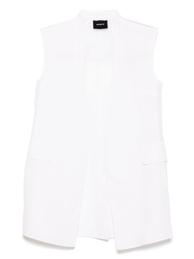 sheer silk gilet 1