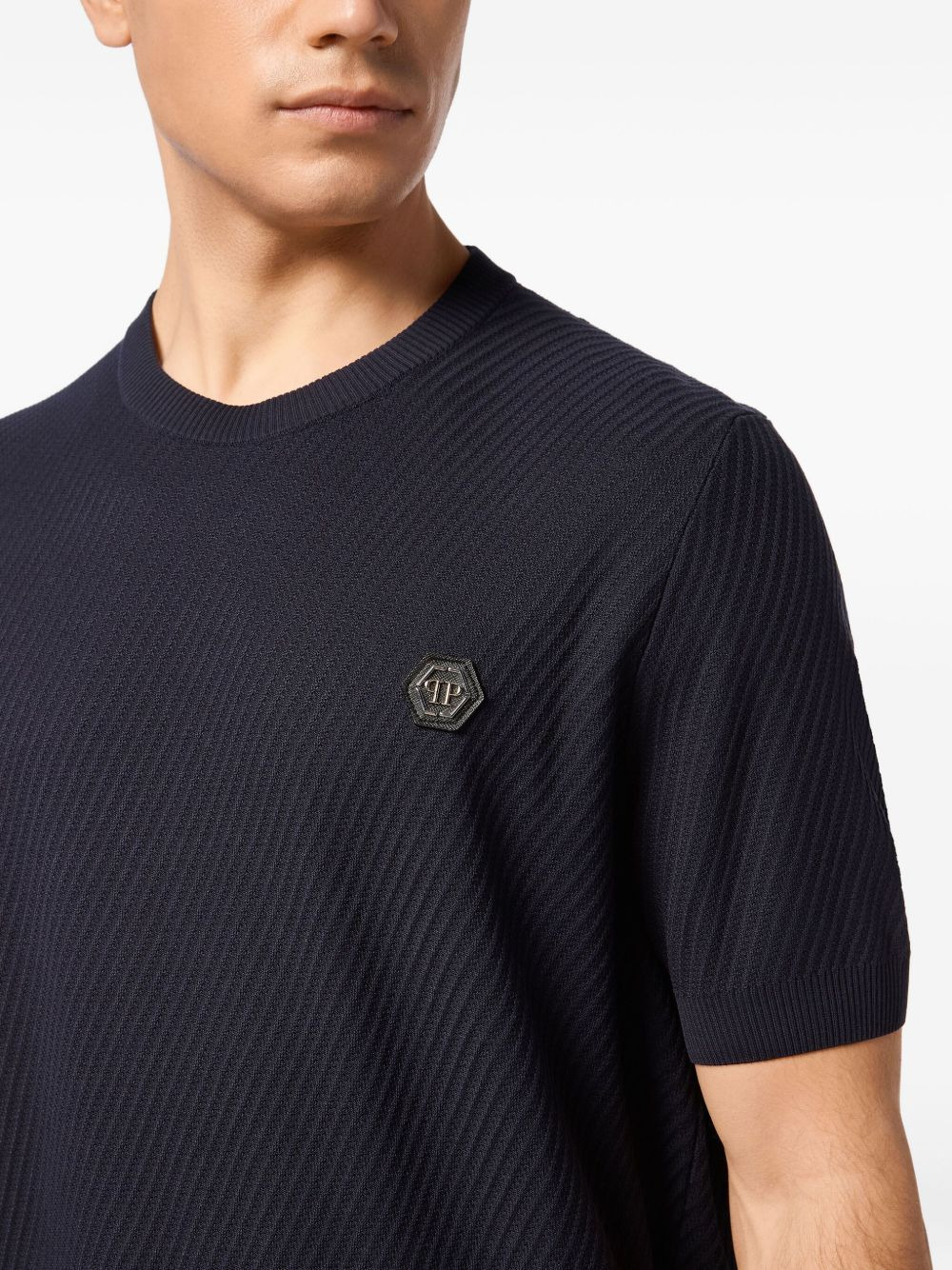 logo-patch T-shirt - 4