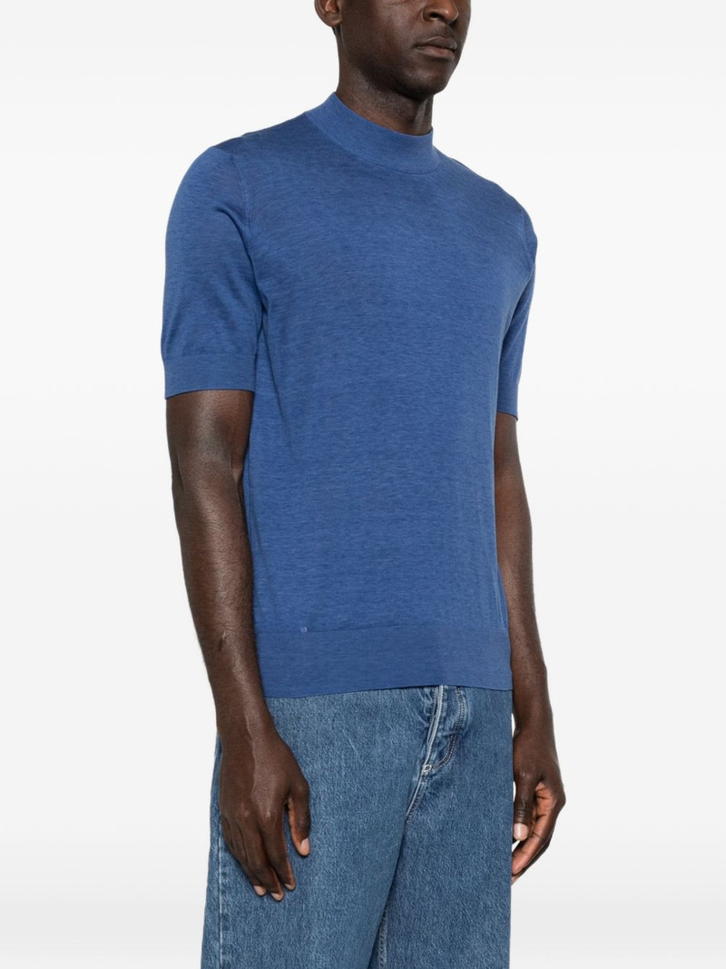 short-sleeve crew-neck sweater 3