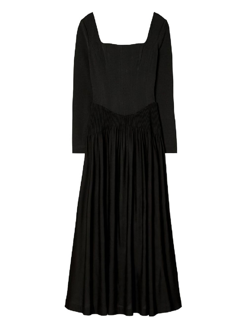 long-sleeve midi dress 4