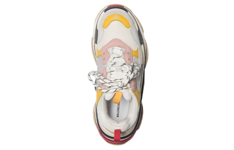 (WMNS) Balenciaga Triple S Trainer 'Pink Black' 524038W09O59035 - 4