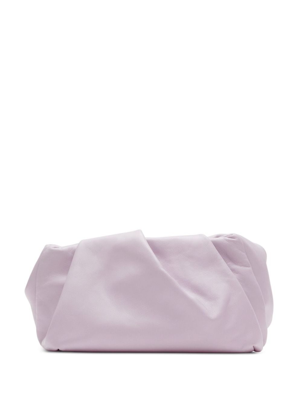 slouch-body leather clutch bag - 2