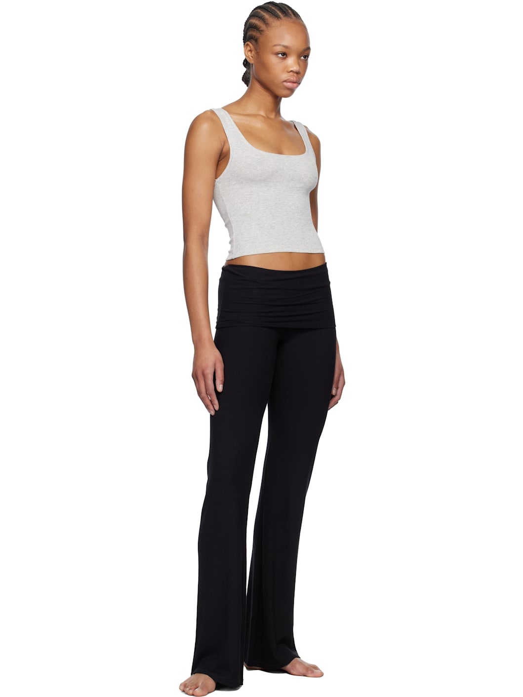 Three-Pack Multicolor Cotton Rib Tank Tops - 6