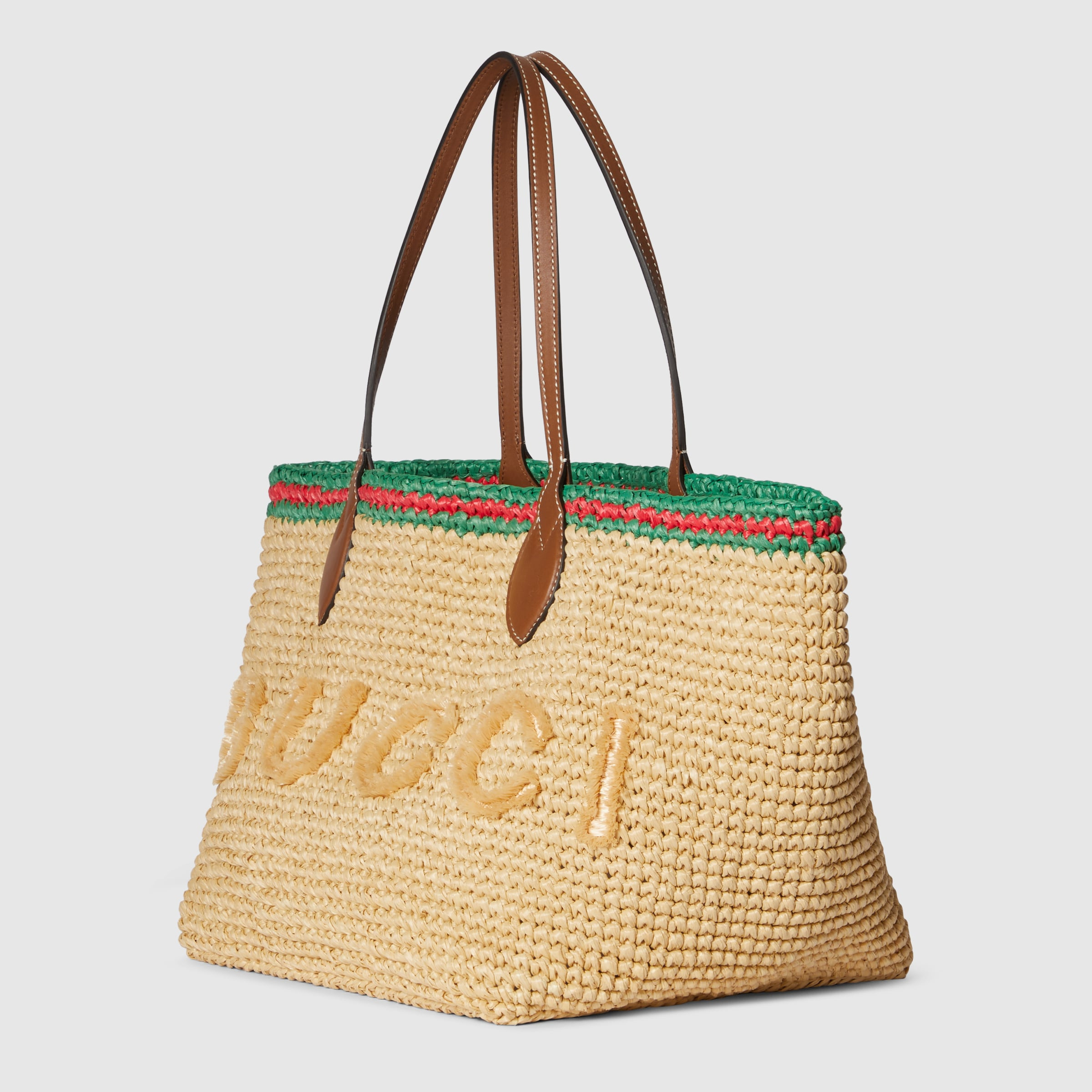 Woven medium tote bag - 2
