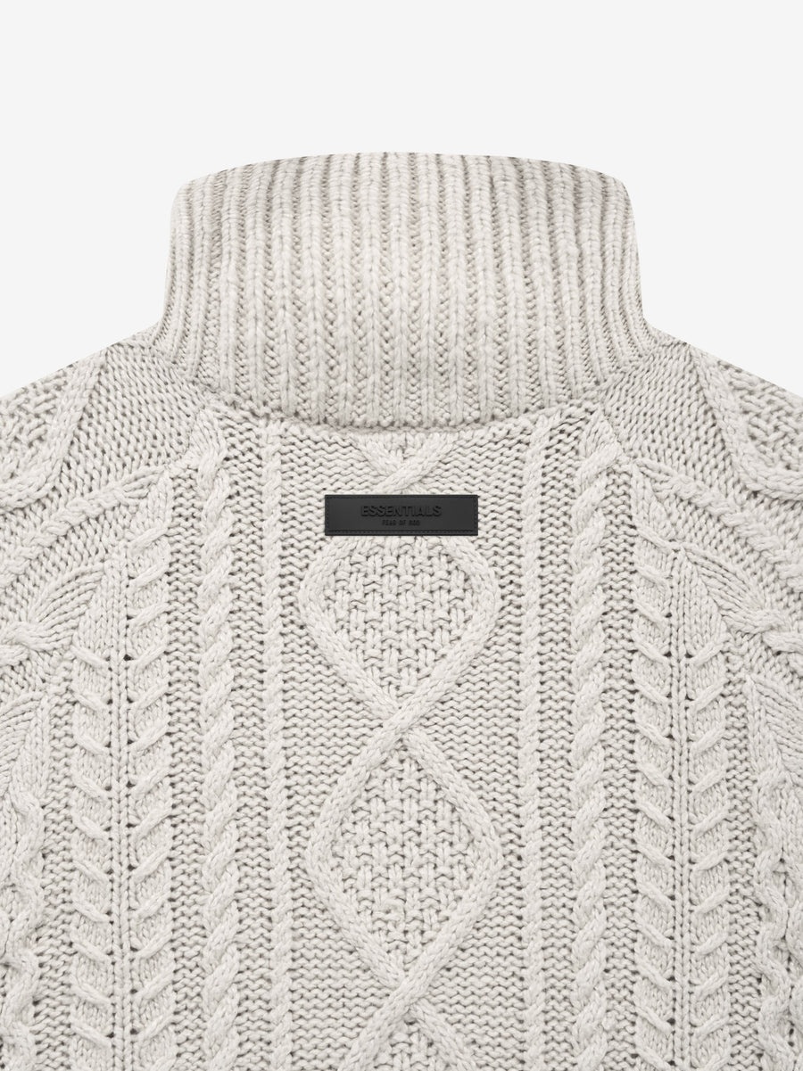 Cable Knit Turtleneck - 4