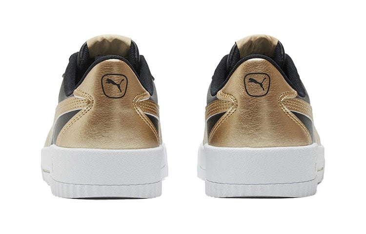 PUMA (WMNS) PUMA Carina Crew Metallic 'Black White Gold' 368879-02
