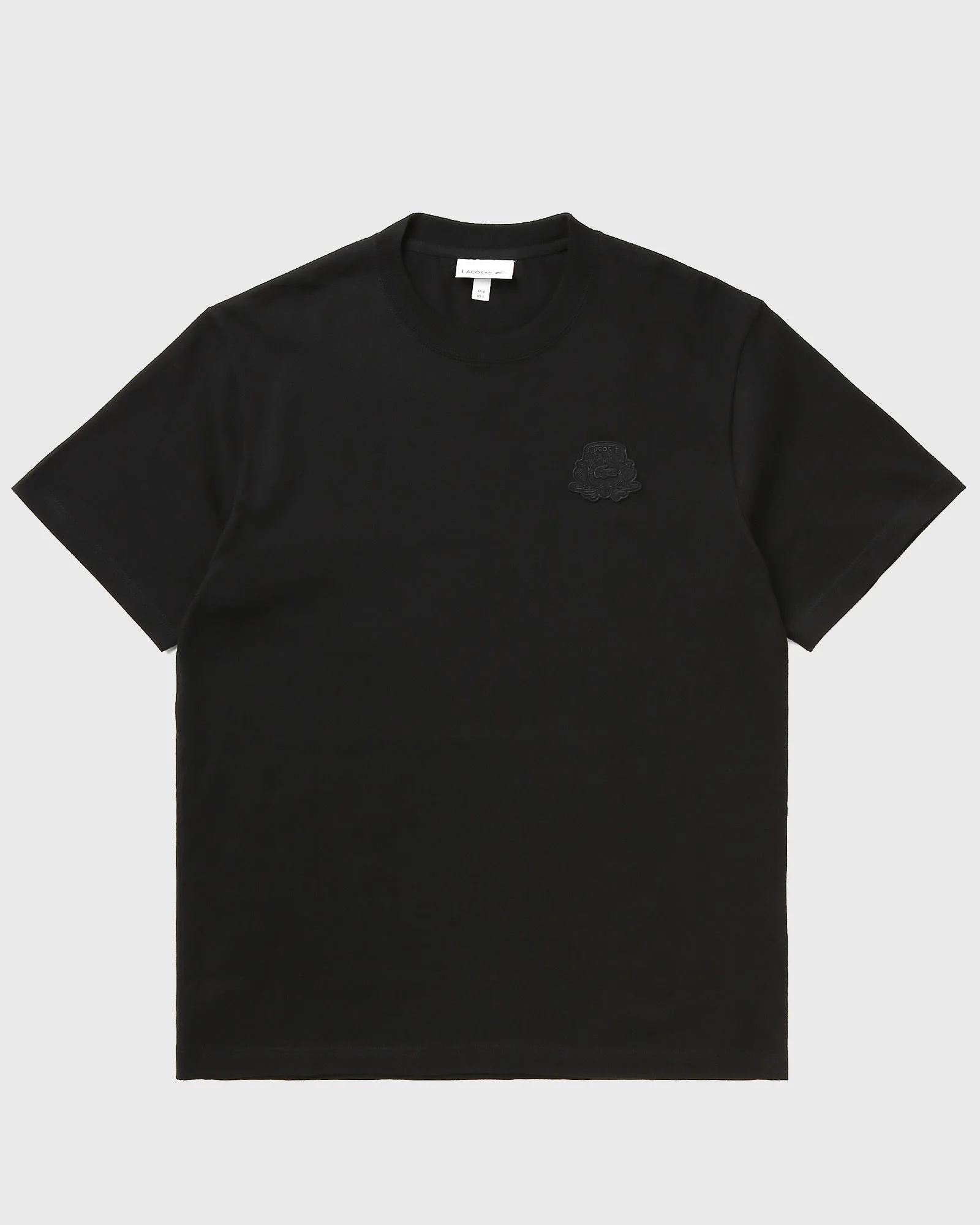 Embroidered Shield Accent Heavy Jersey Tee - 1