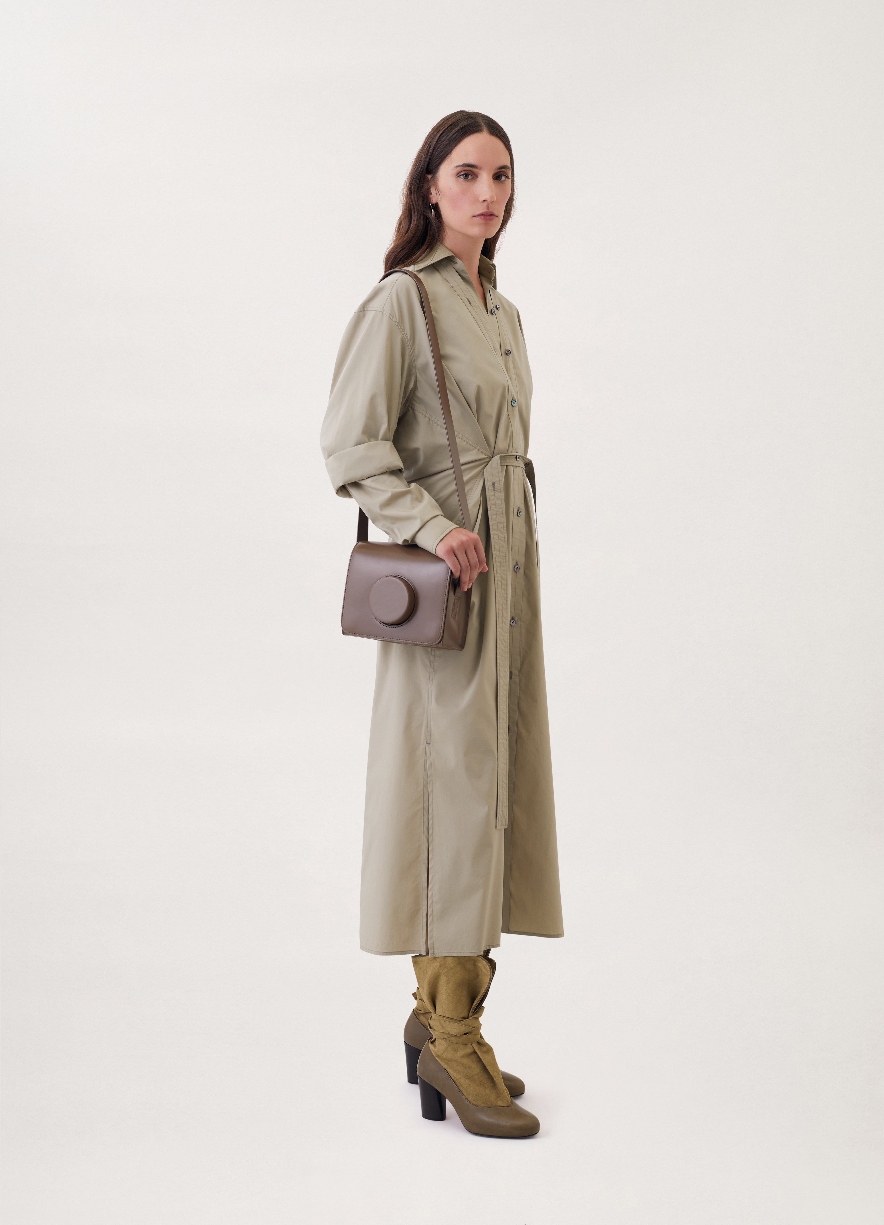 TILTED SHIRT DRESS - 3