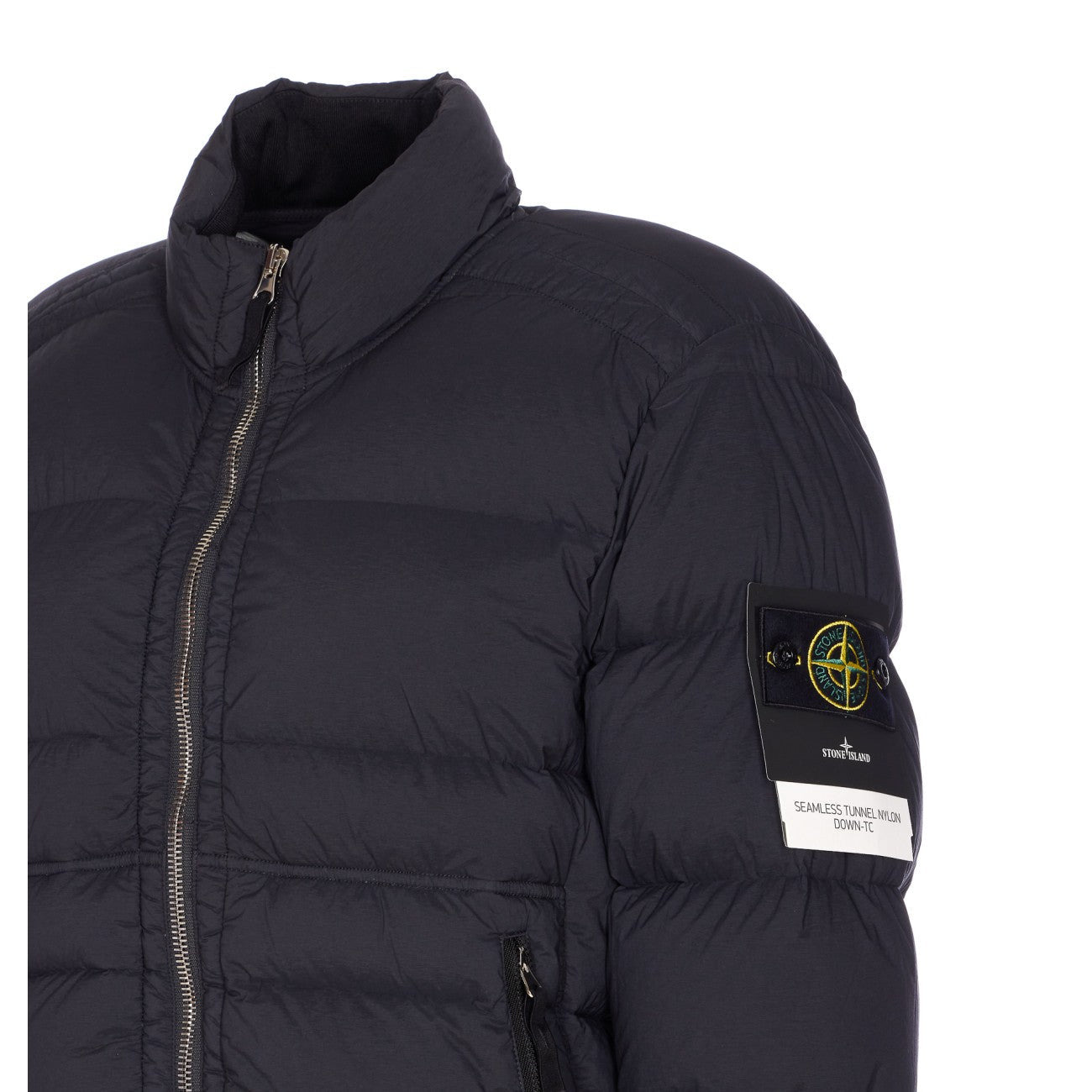 Stone Island Men Seamless Tunnel Nylon Logo Bomber - 2