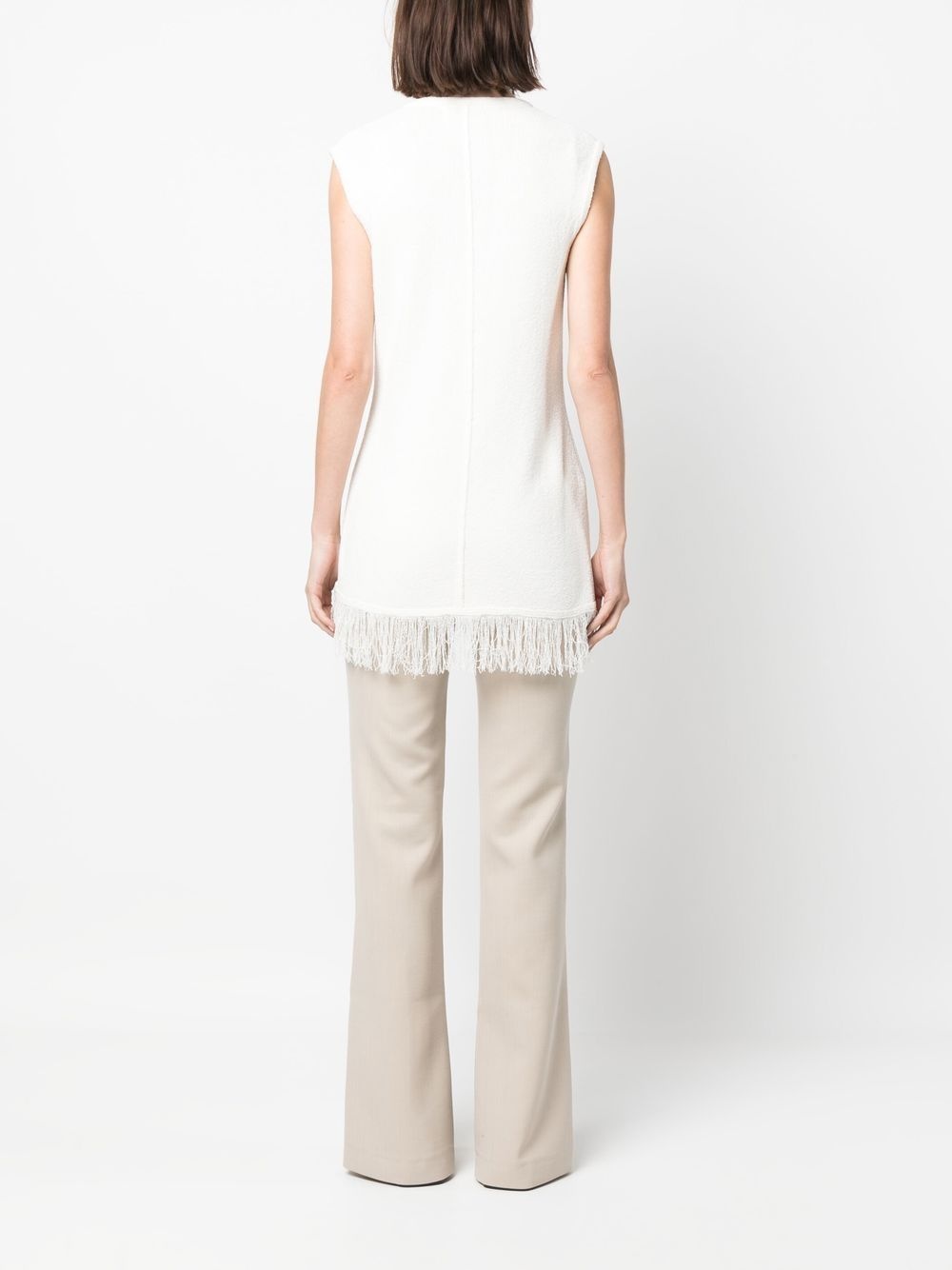 fringe-detailing cardigan - 4