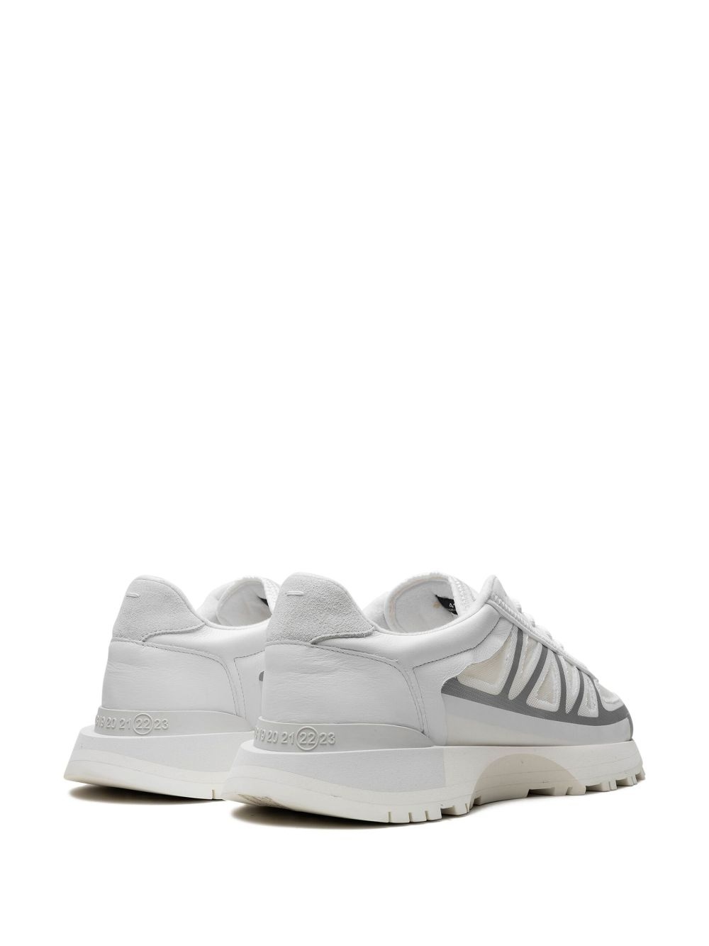 50-50  "White/Grey" sneakers - 3