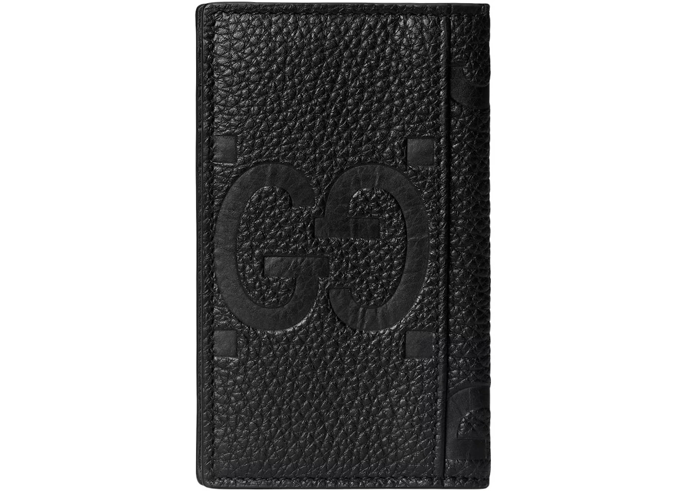 Gucci Jumbo GG Card Case Black - 2