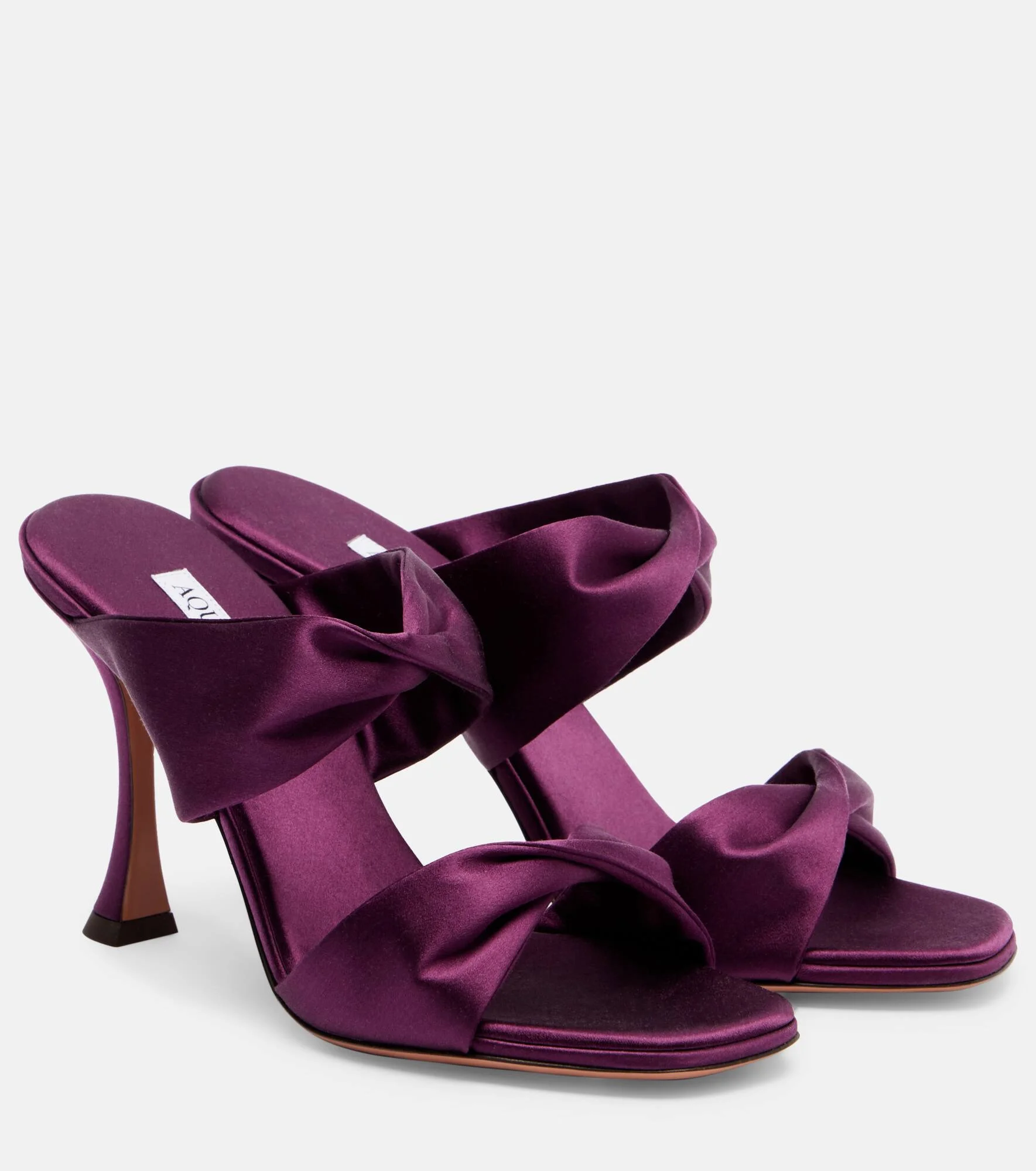 Twist 95 satin mules - 1