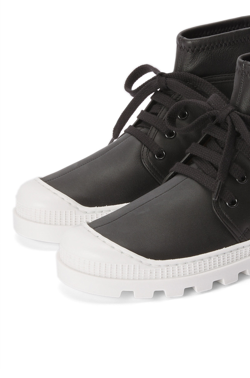 Stretch combat boot in lambskin 4