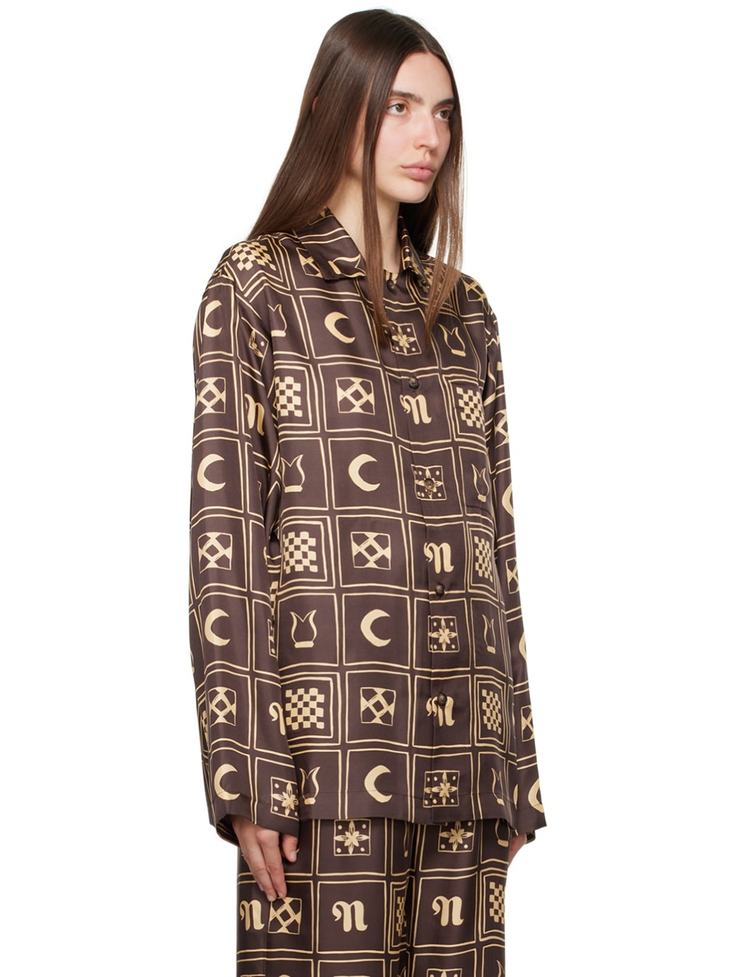 Brown Bodil Shirt - 2