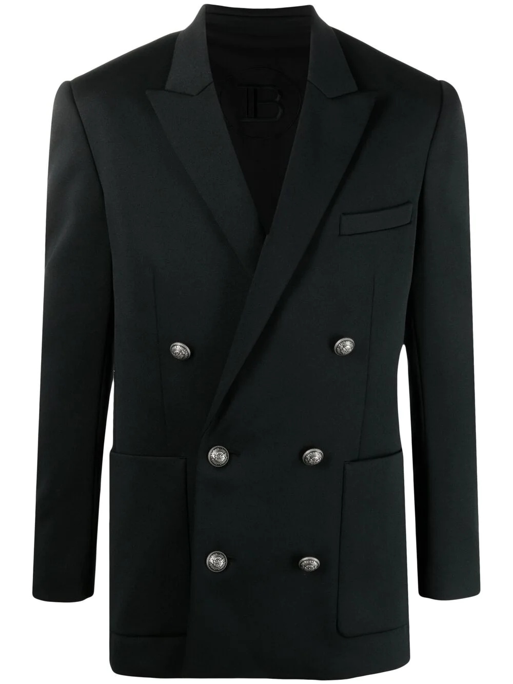 double-breasted tailored blazer - 1