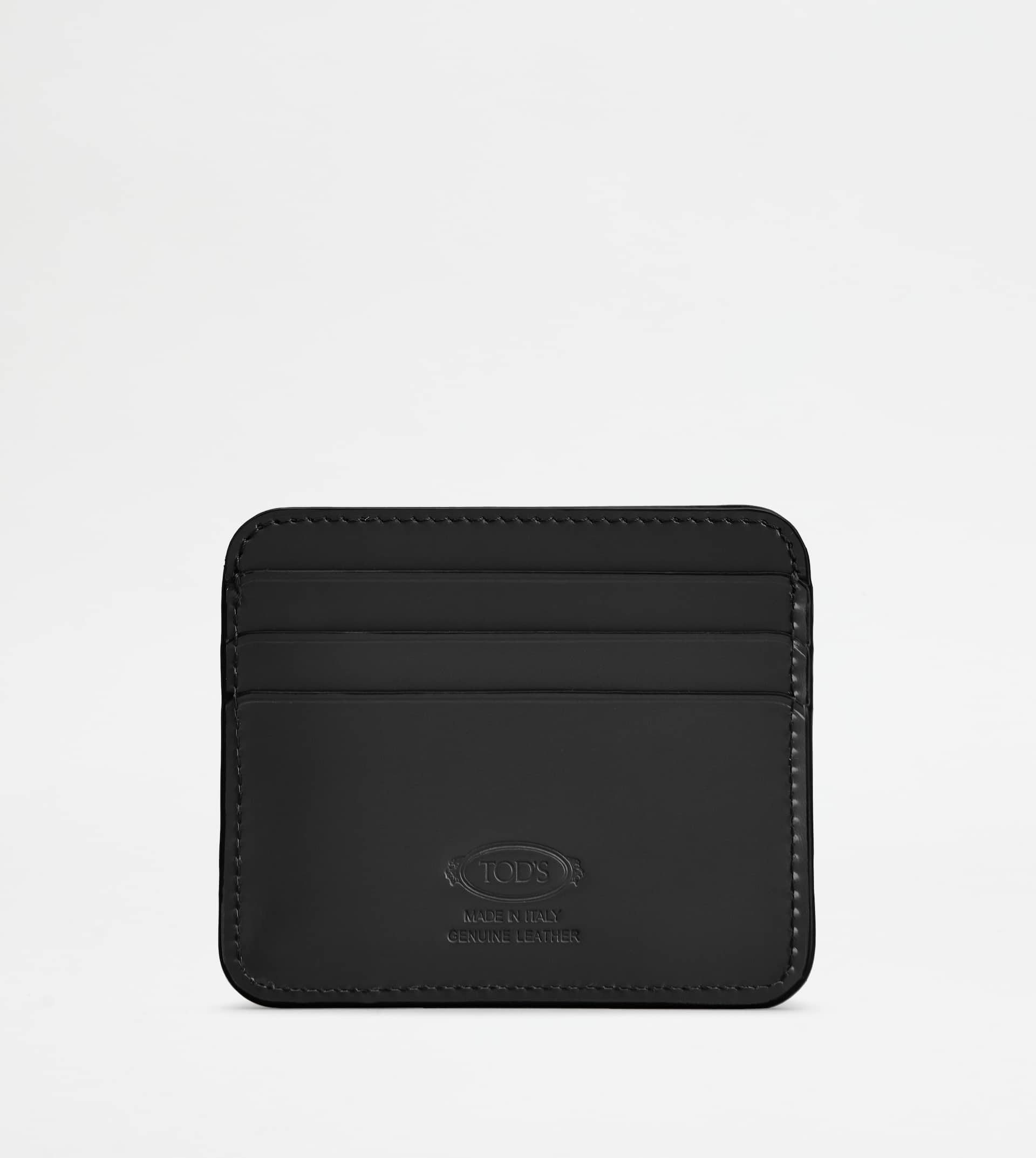 KATE CREDIT CARD HOLDER IN LEATHER - BLACK - 2