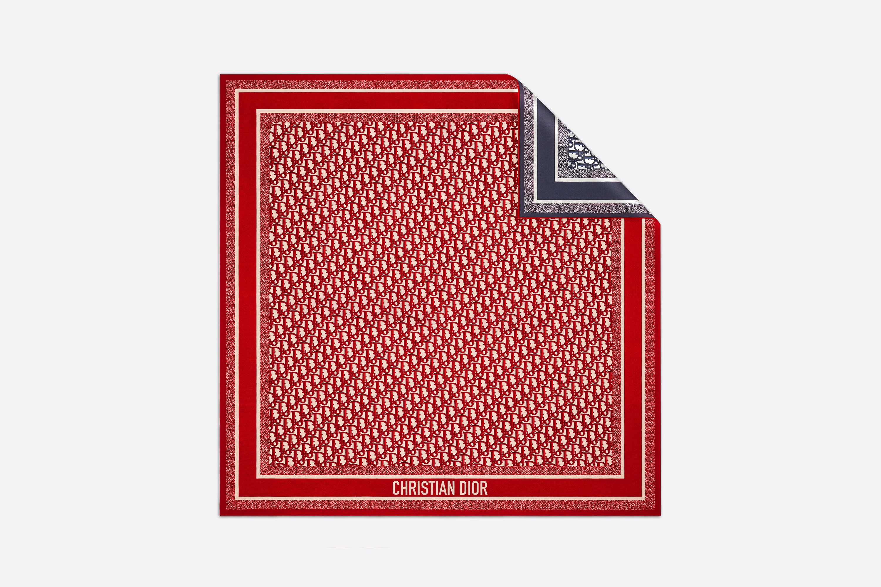 Dior Oblique Diortwin Square Scarf - 1